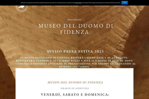 Musea theme site design template sample