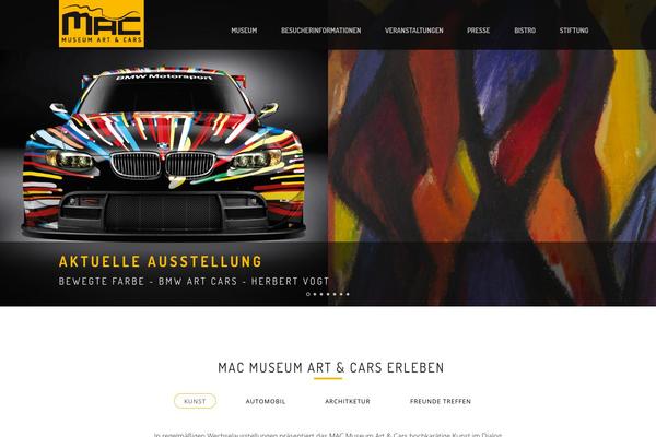 Museum theme site design template sample