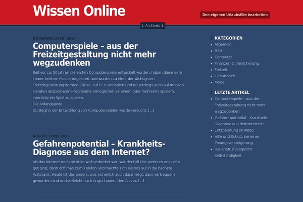 Vermillon theme site design template sample