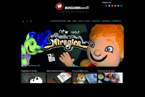 musgummimascotte.it site used Gridiculous