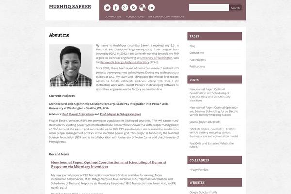 Yasmin theme site design template sample