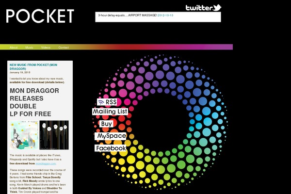 Pocket theme site design template sample