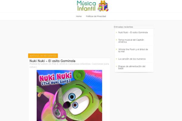 Orbital theme site design template sample