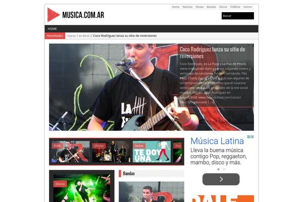 MH Magazine theme site design template sample