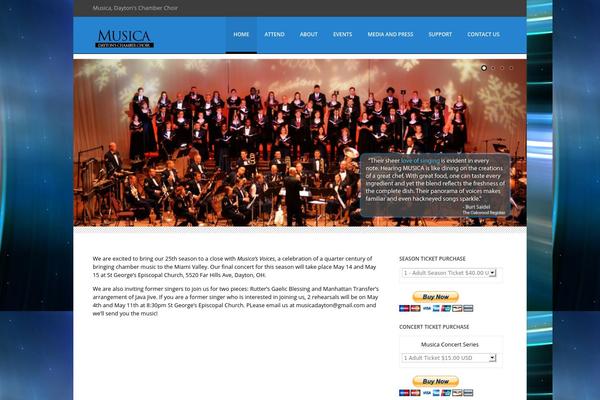 musicadayton.org site used Lotus
