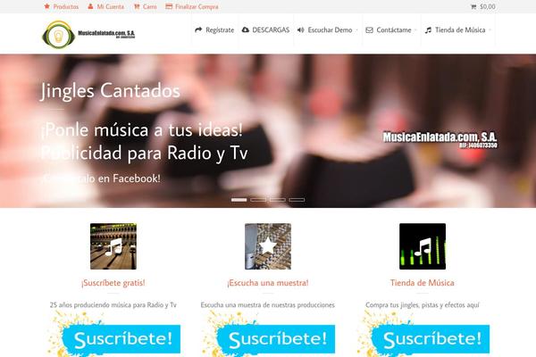 Site using CPO Widgets plugin