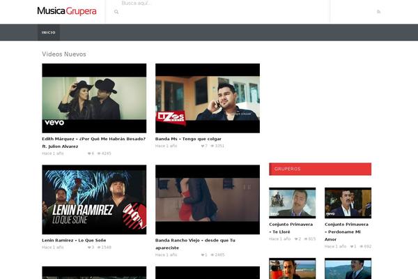 VideoTube theme site design template sample