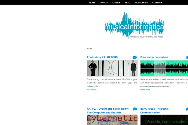 musicainformatica.org site used Purosa
