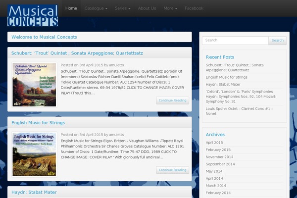 Site using EsAudioPlayer plugin