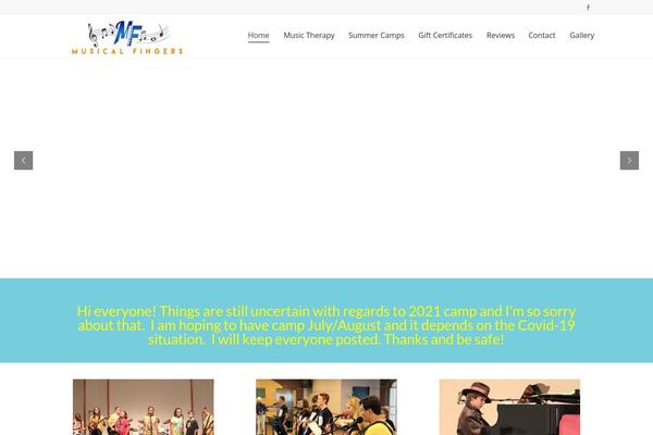 musicalfingers.org site used Hood-theme