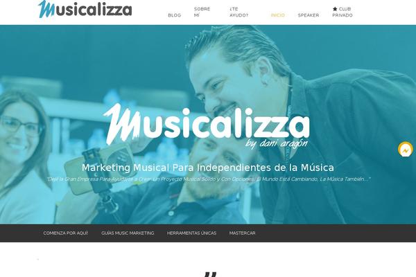 Orbital theme site design template sample
