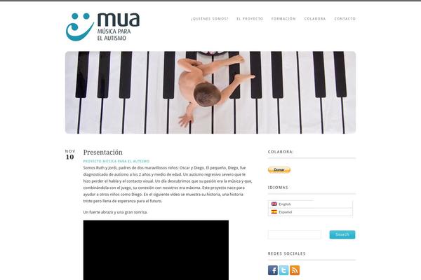 The Cotton theme site design template sample