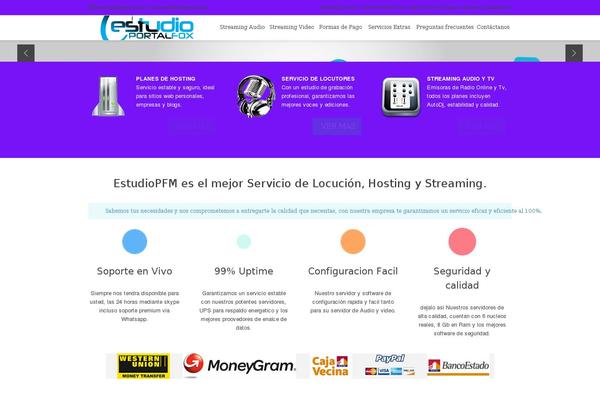 musicaremix.cl site used Studiopfm