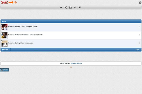Site using WP Mobile Edition plugin