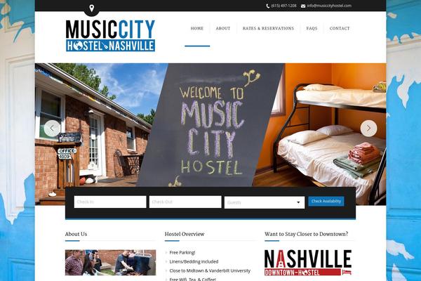 Soho Hotel theme site design template sample