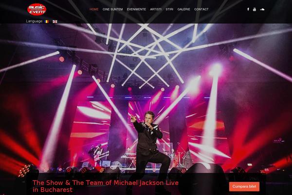 Vocal theme site design template sample