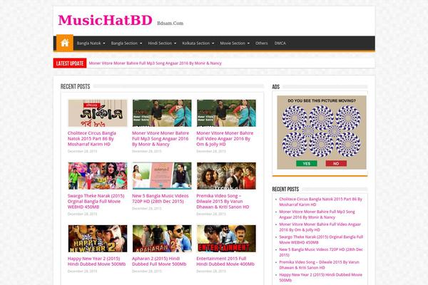 Sahifa theme site design template sample