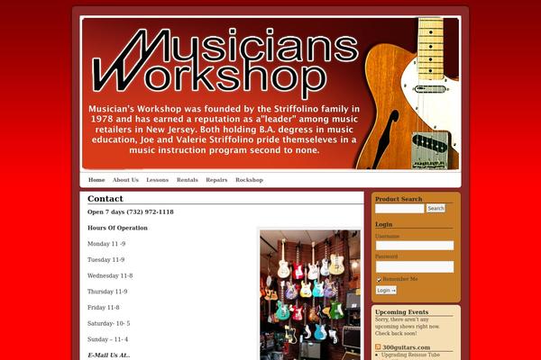 Site using Gigs Calendar plugin