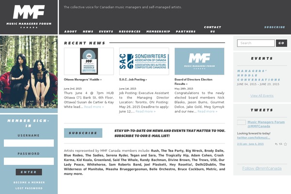 Site using Upcoming Events plugin