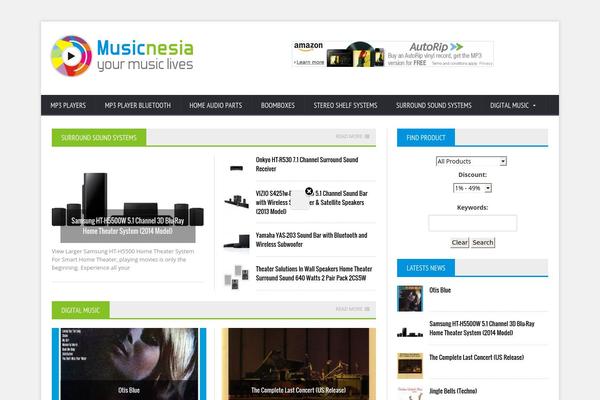 Site using Ama_search_bar plugin