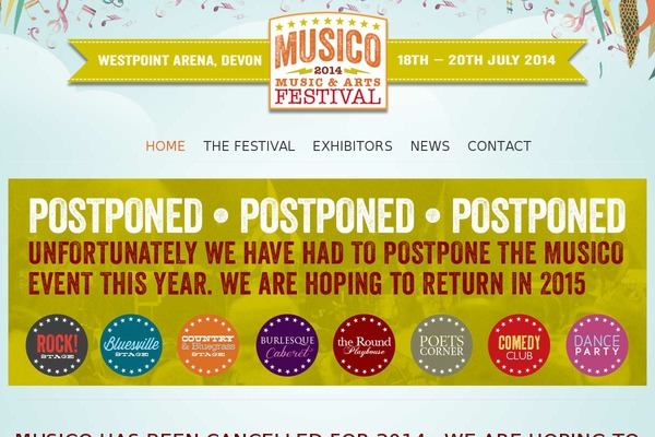 musicofestival.com site used Wireframe