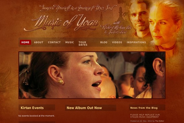 Backstage theme site design template sample
