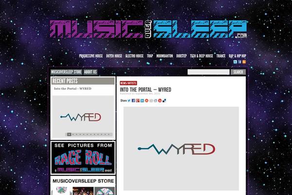 Magzimus theme site design template sample