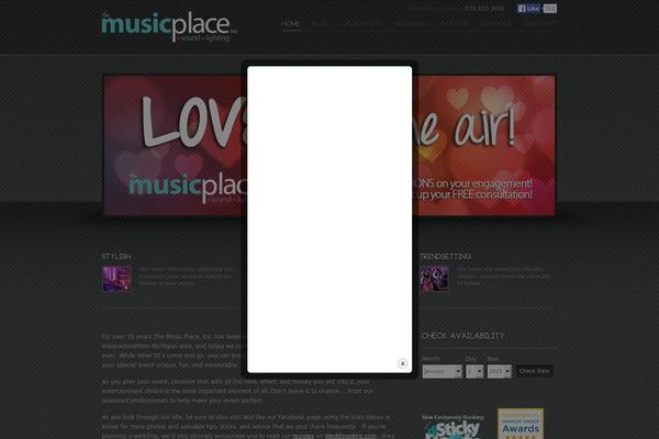 Default theme site design template sample