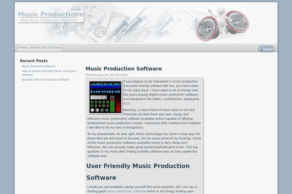 Techozoic Fluid theme site design template sample