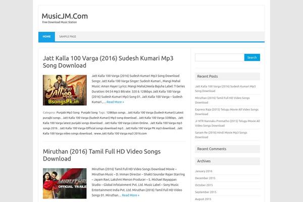 Site using Floating Adsense Bar plugin