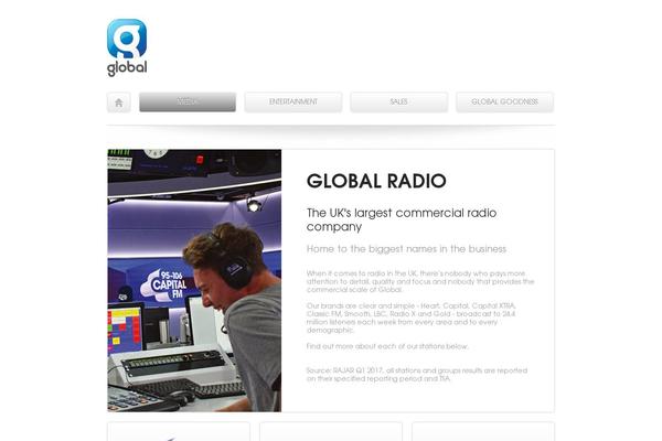 Global theme site design template sample