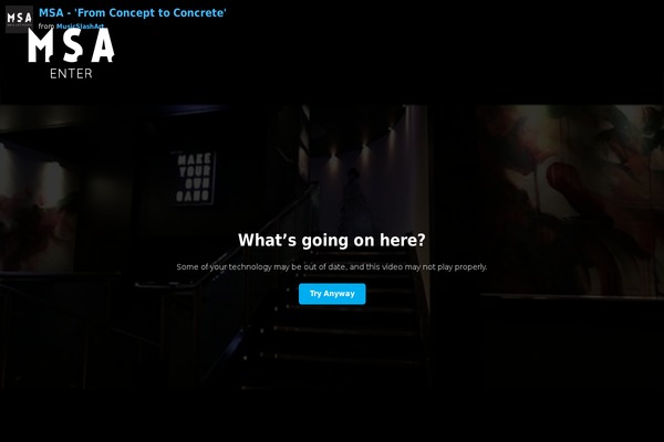 musicslashart.com site used Msa