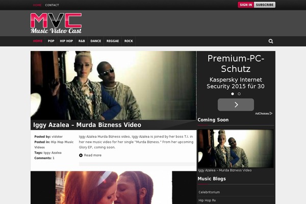 Strings theme site design template sample