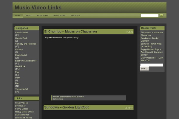 musicvideolinks.net site used Greenline-10