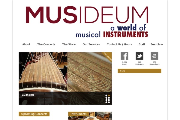 musideum.com site used Gonzo
