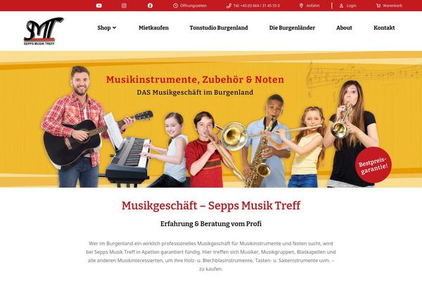 Site using Cool Timeline plugin
