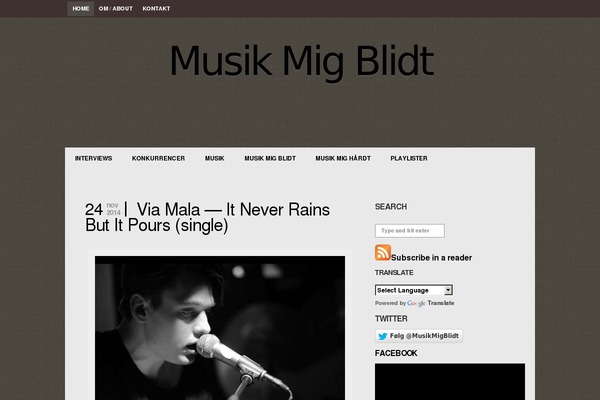 Lysa theme site design template sample