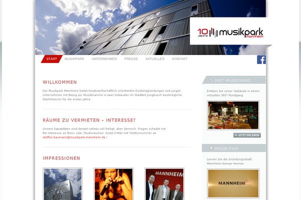 musikpark-mannheim.de site used Musikpark2012
