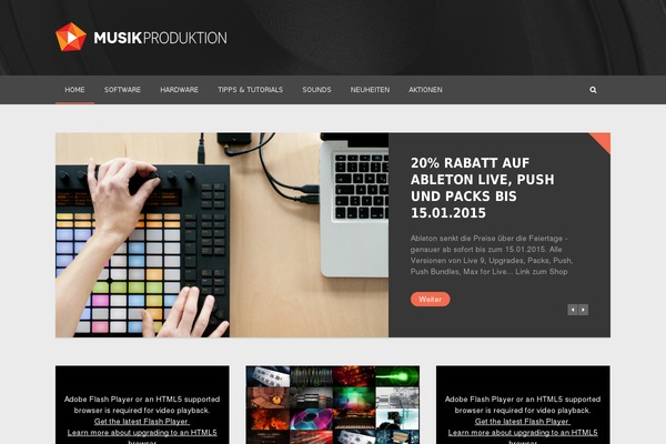 musikproduktion.net site used LuxMag