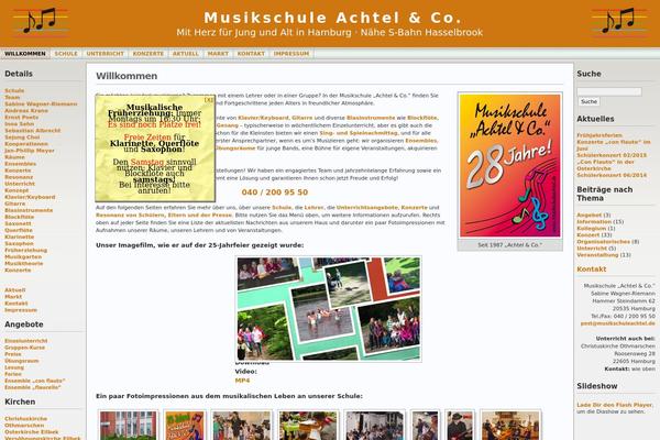 Andreas09 theme site design template sample