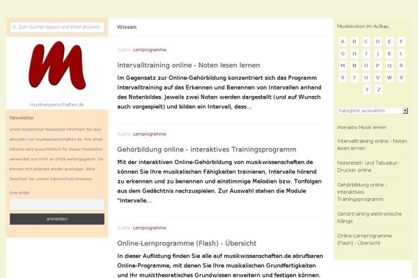 Hueman Child theme site design template sample