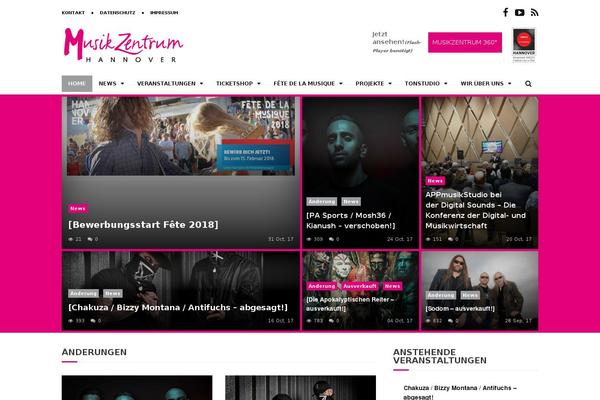 Hestia-child theme site design template sample