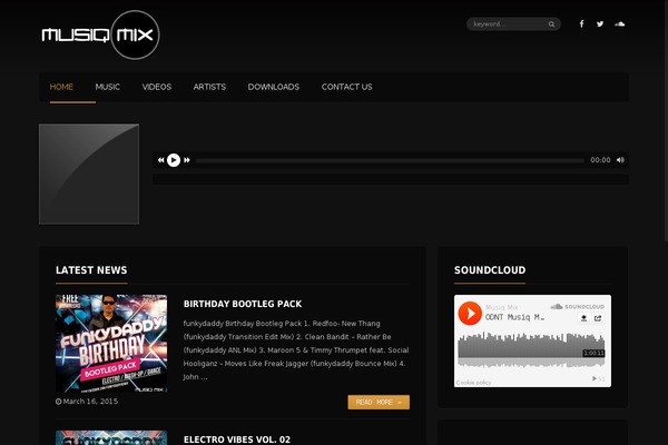 Remix theme site design template sample