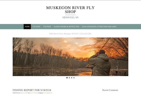 muskegonriverflyshop.com site used Pure & Simple