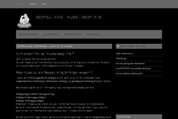 WordPress website example screenshot