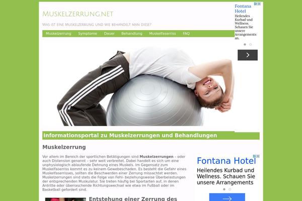 PersonalTrainer theme site design template sample