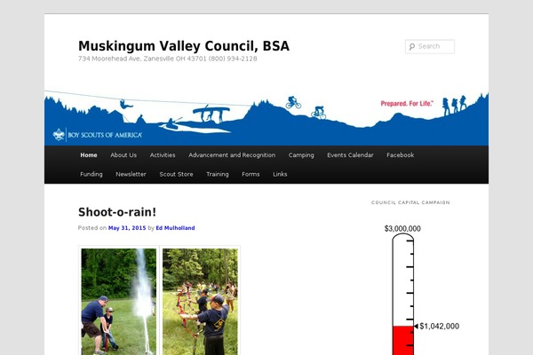 Site using Donation Thermometer plugin