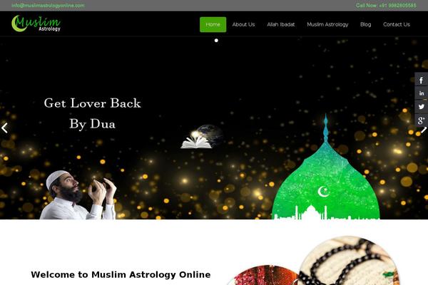 Astro theme site design template sample