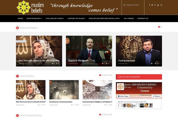 VideoTube theme site design template sample