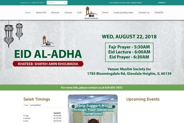 Site using Mohid plugin
